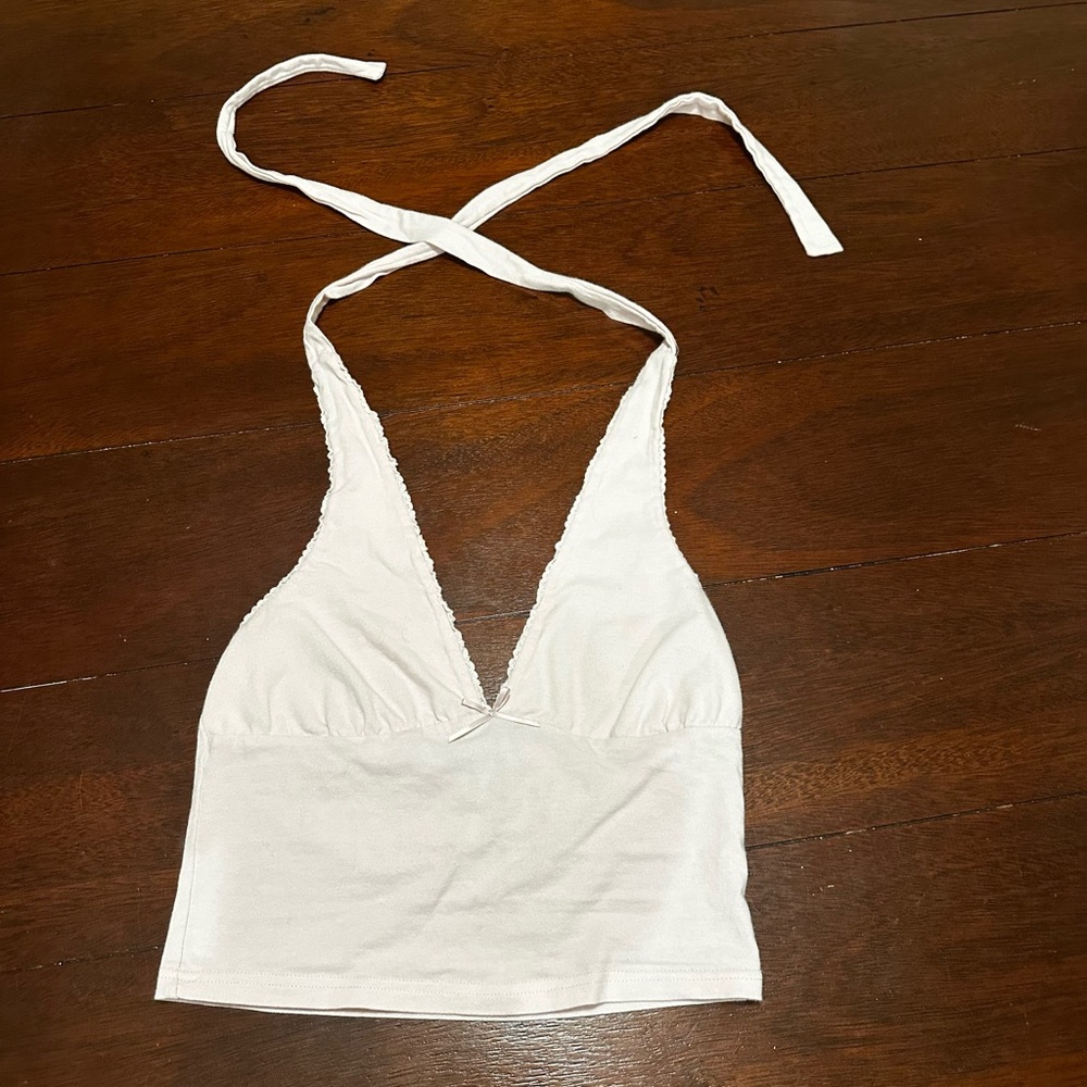 PacSun Baby Pink Halter Crop Top
